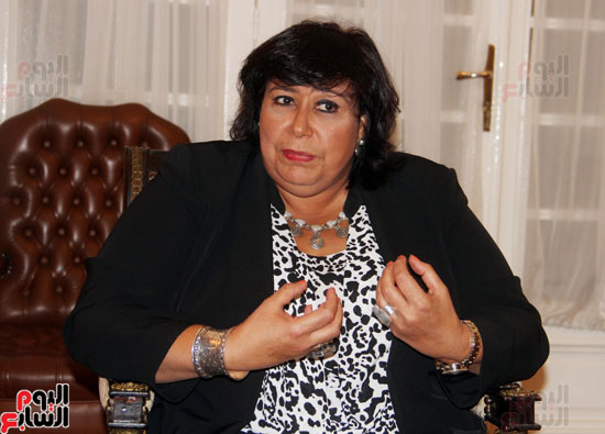 الدكتورة إيناس عبد الدايم وزيرة الثقافة (2)