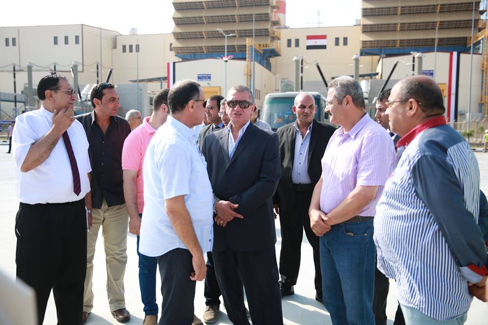محافظ كفر الشيخ يتفقد محطة كهرباء البرلس قبل افتتاح الرئيس لها