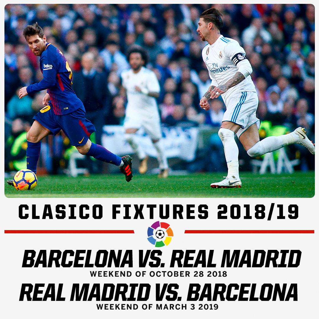 موعد البث المباشر لمباريات برشلونه في الدوري الاسباني موسم 2019
