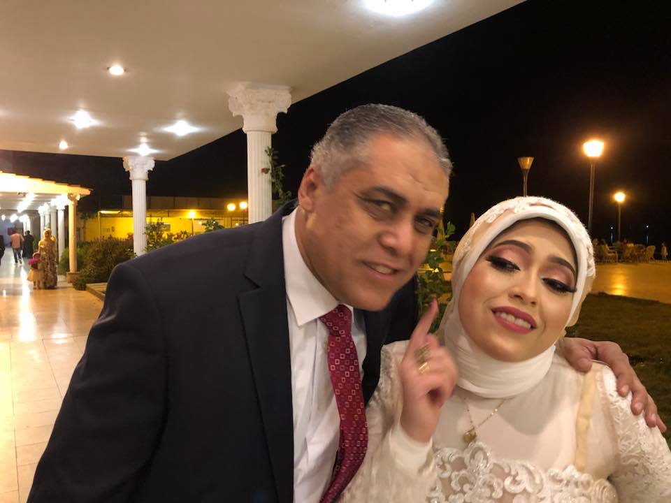 اللواء خالد الشاذلي مدير مباحث سوهاج وابنته العروس
