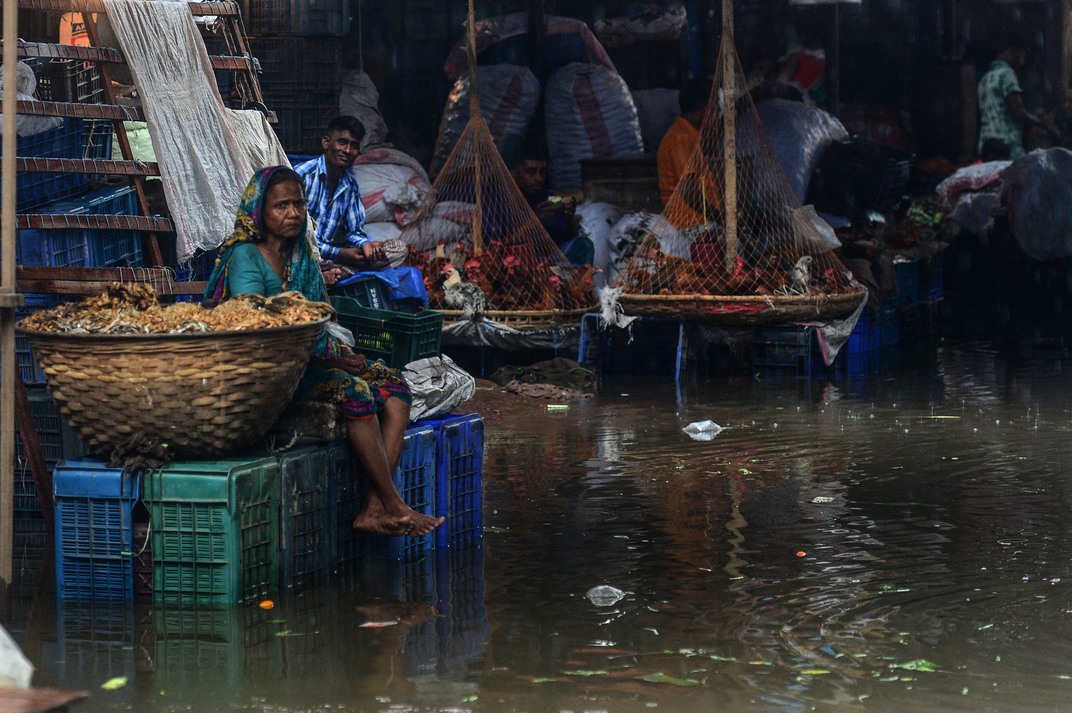 امطار فى بنجلادش