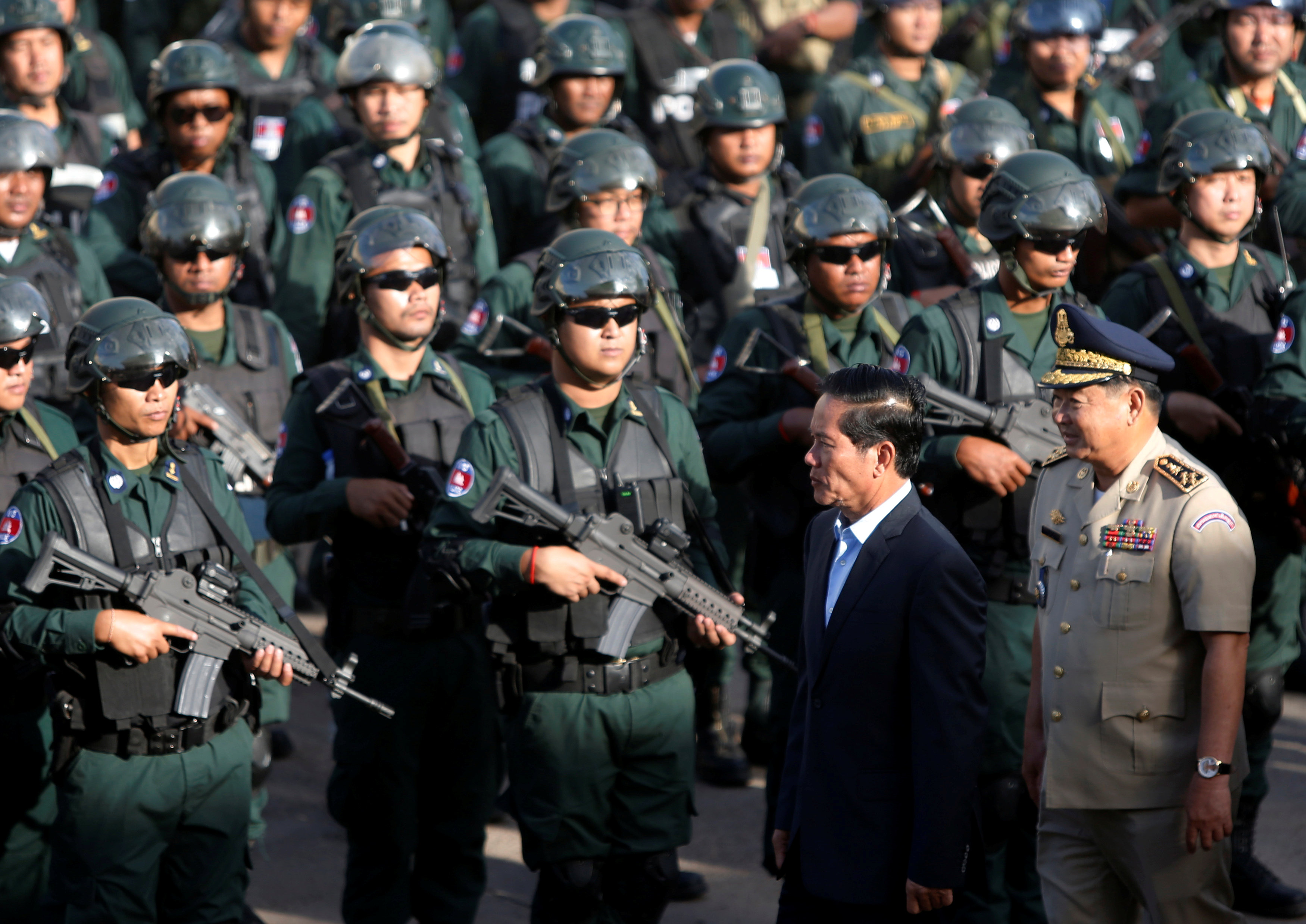 قوات الأمن فى كمبوديا 