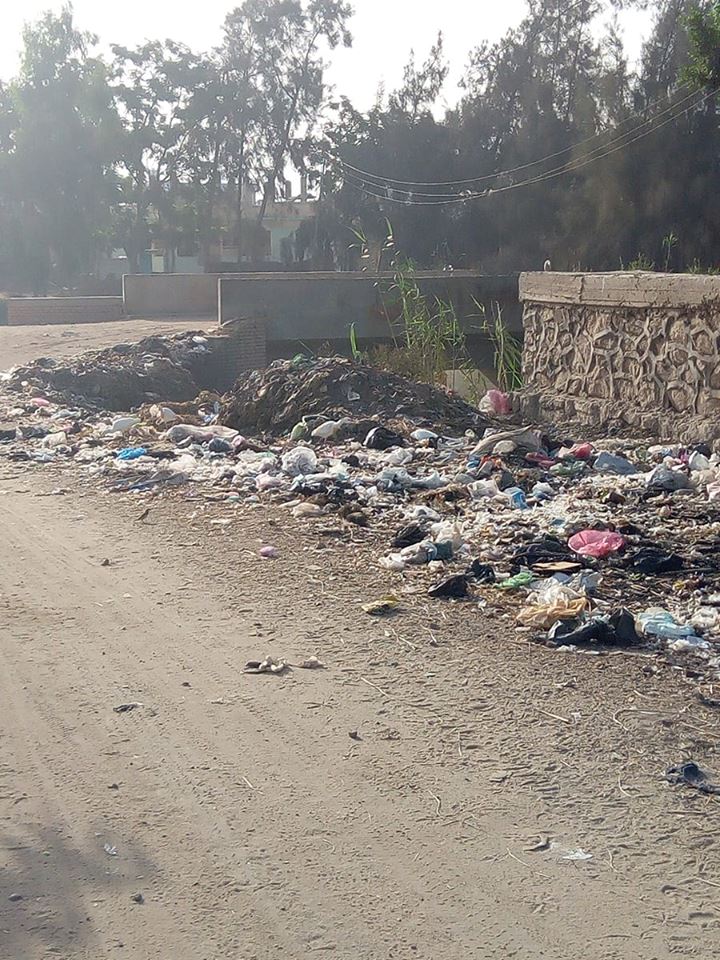 القمامة فى شوارع أبو شميس (3)