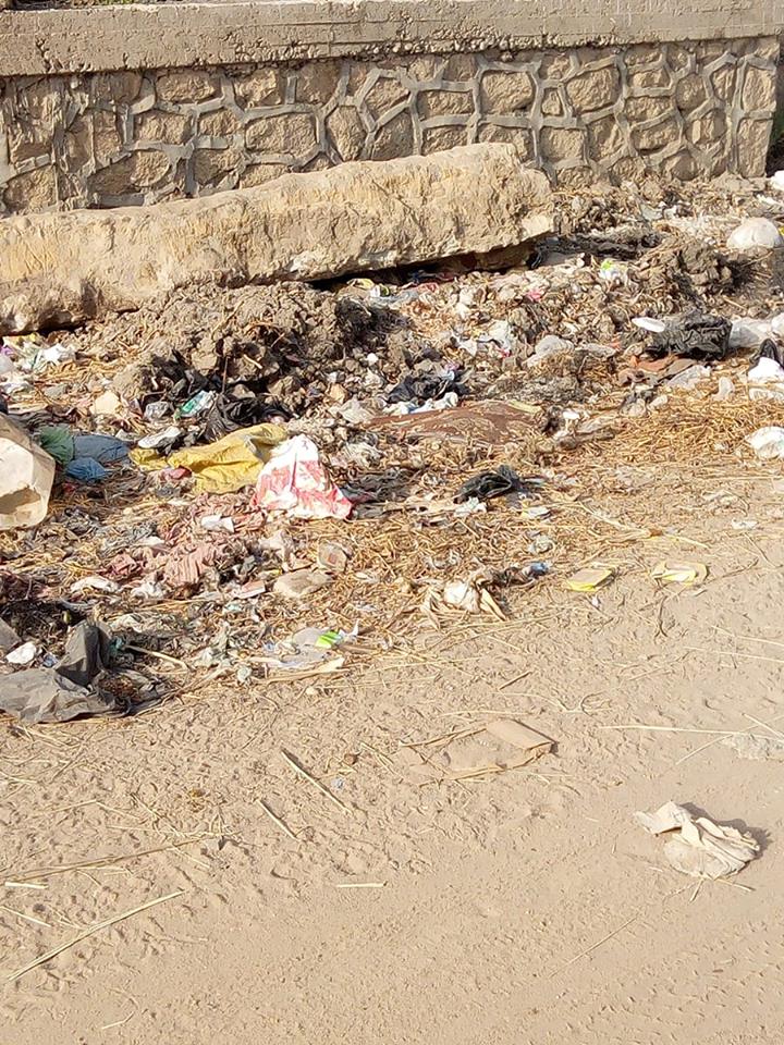 القمامة فى شوارع أبو شميس (1)