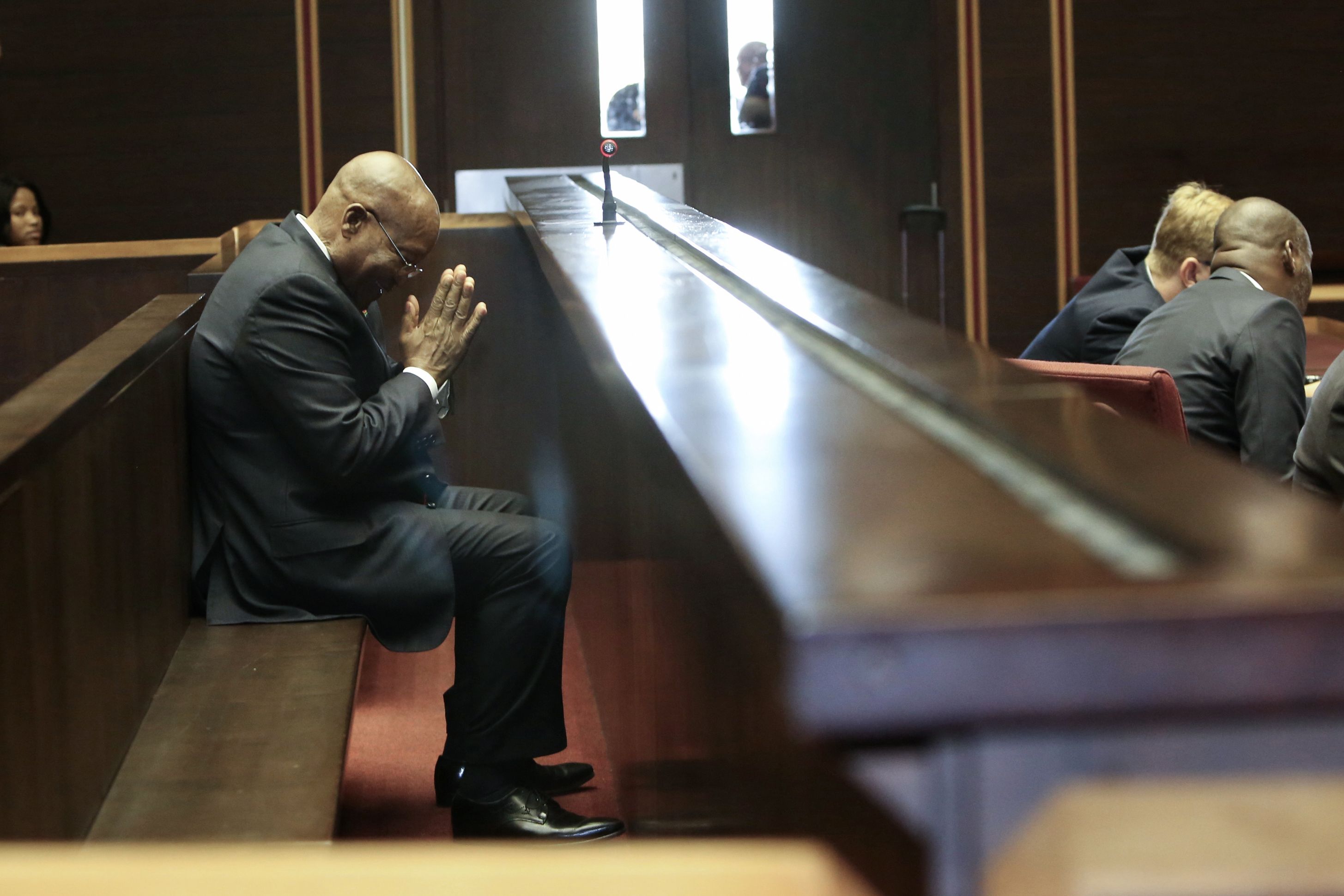 جلسة الحكم على جاكوب زوما