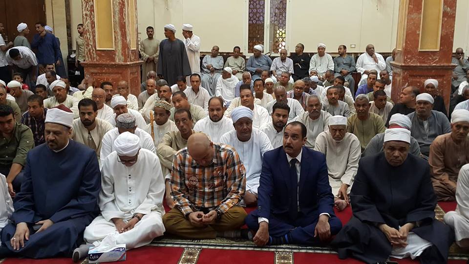 إفتتاح رجال الدين وأمن الأقصر يشهدون إفتتاح مسجد الصحابة بنجع الطويل (5)