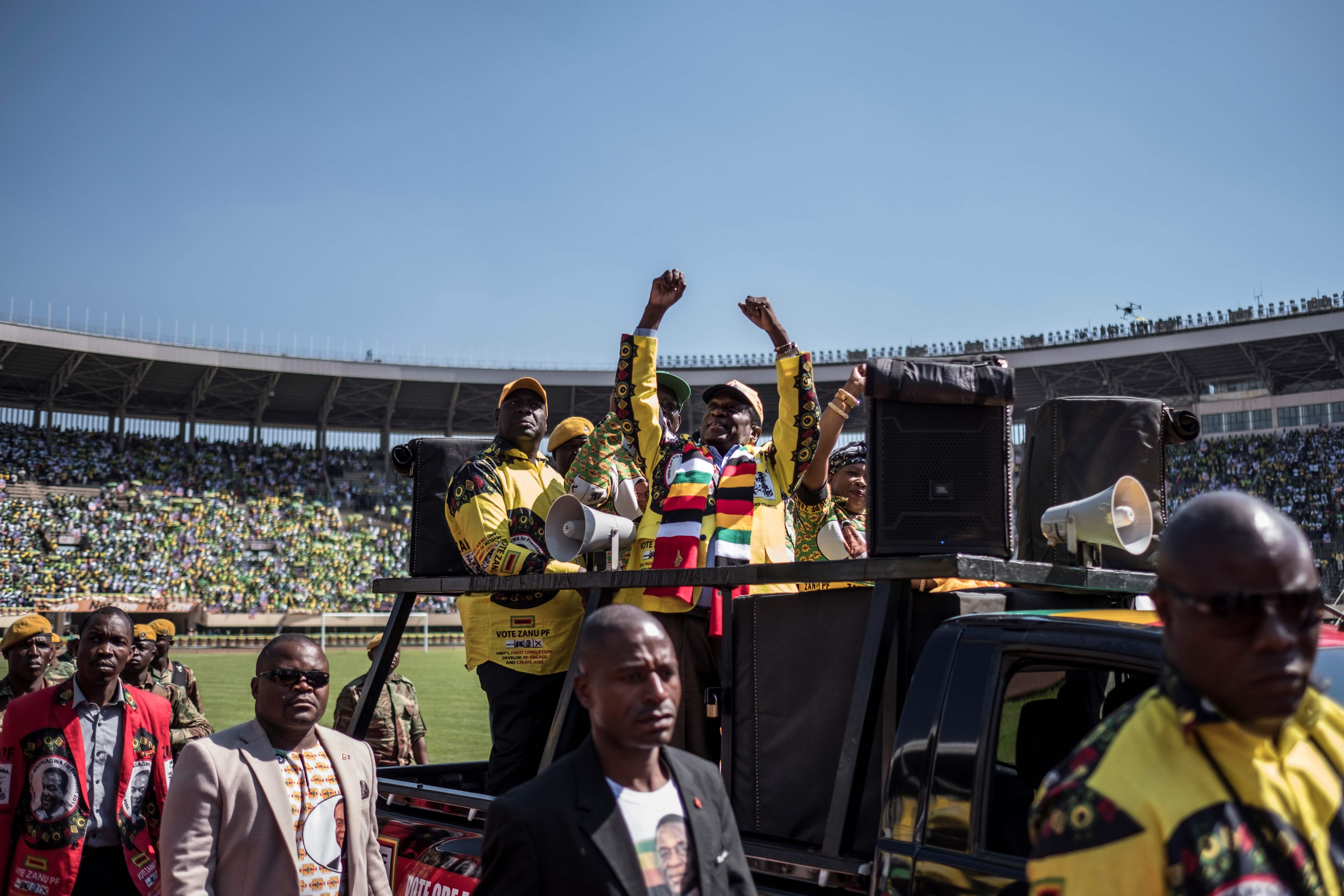 حملة انتخابات فى زيمبابوى