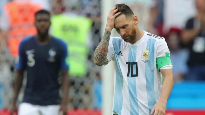 ميسي يتحسر على خروج الأرجنتين من كأس العالم