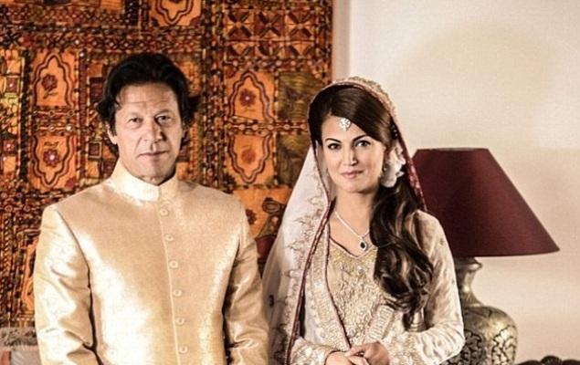 عمران خان وزوجته الصحفية