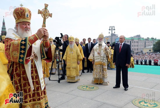 بوتين يشارك فى احتفالات الذكرى الـ1030 لمعمودية روس القديمة