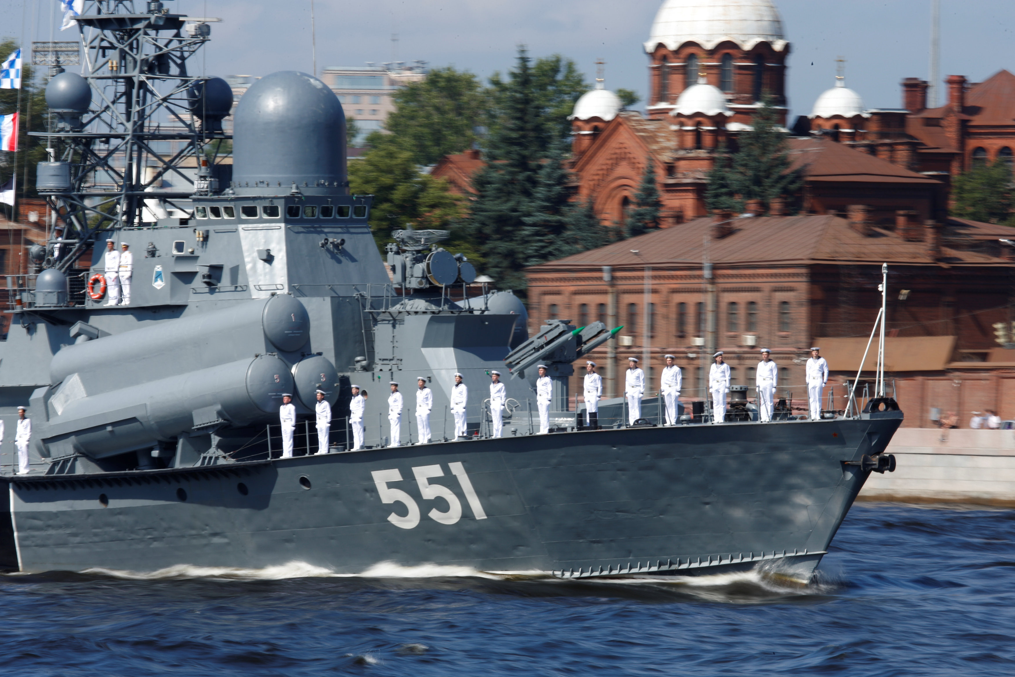  احتفالات يوم الأسطول الروسى