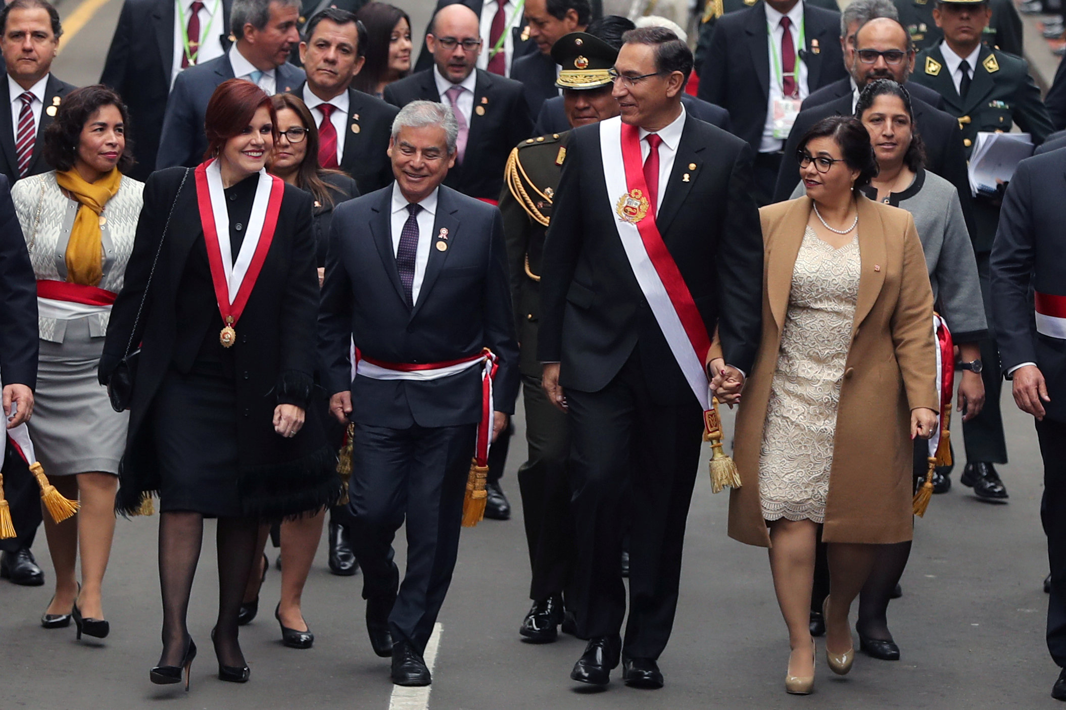 رئيس بيرو وقرينته