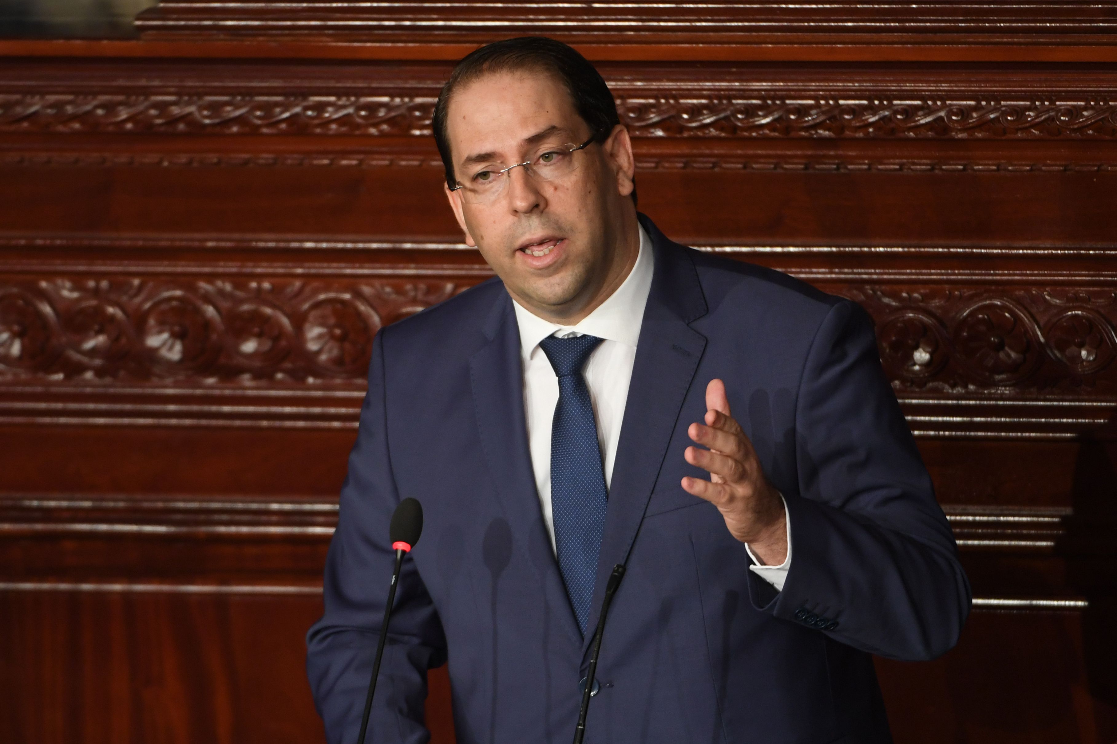 رئيس الوزراء التونسي يوسف شاهد