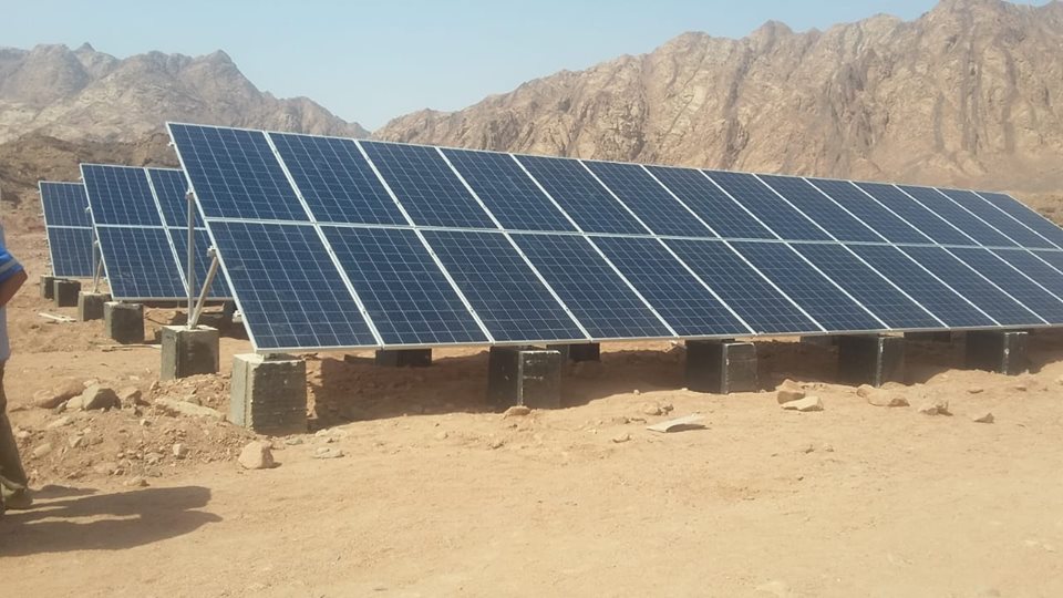 محطة الطاقة الشمسية بوادى ابو غراقد
