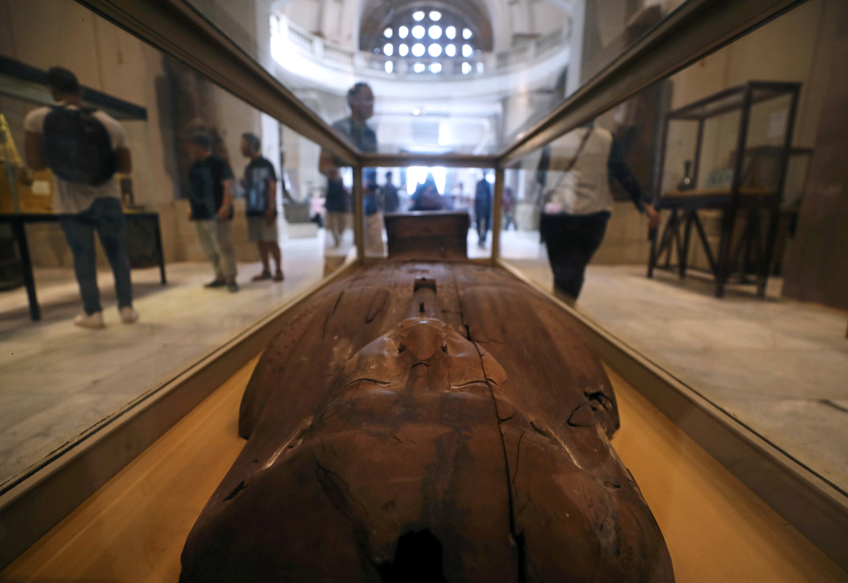 تابوت فى المتحف المصرى