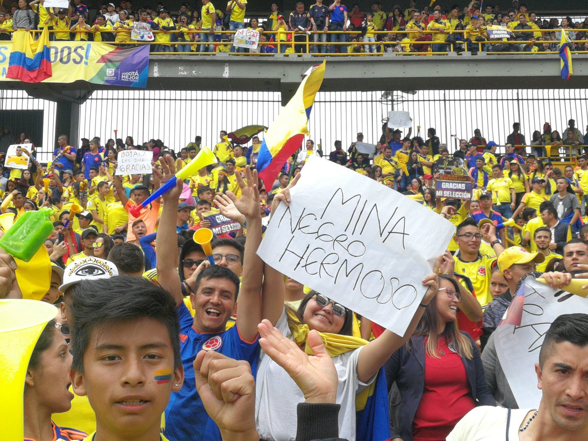 الجماهير الكولومبية تستقبل اللاعبين (4)