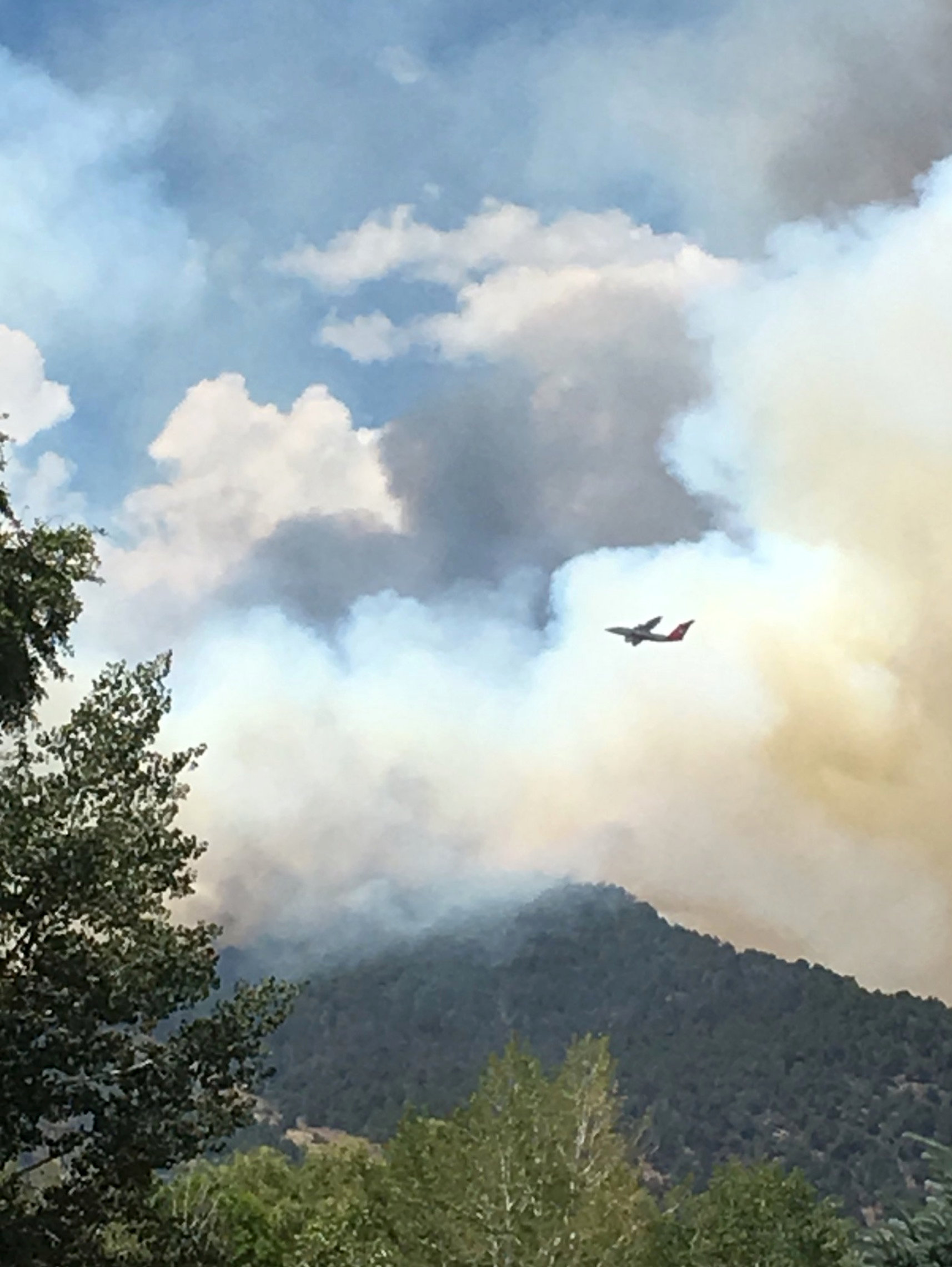 حرائق الغابات فى ولاية كولورادو