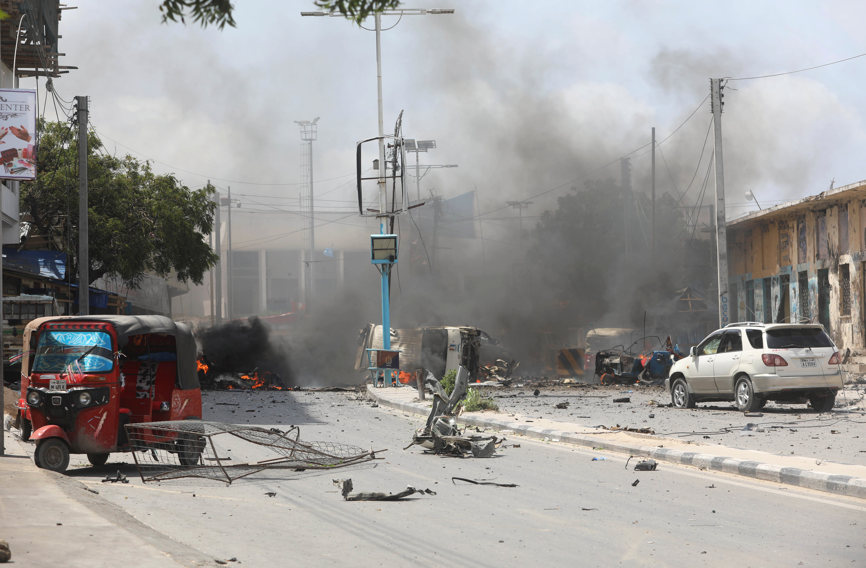 موقع انفجار بالصومال