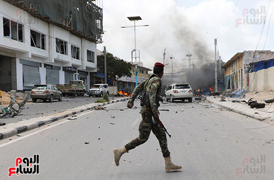 جانب-من-انفجار-فى-الصومال