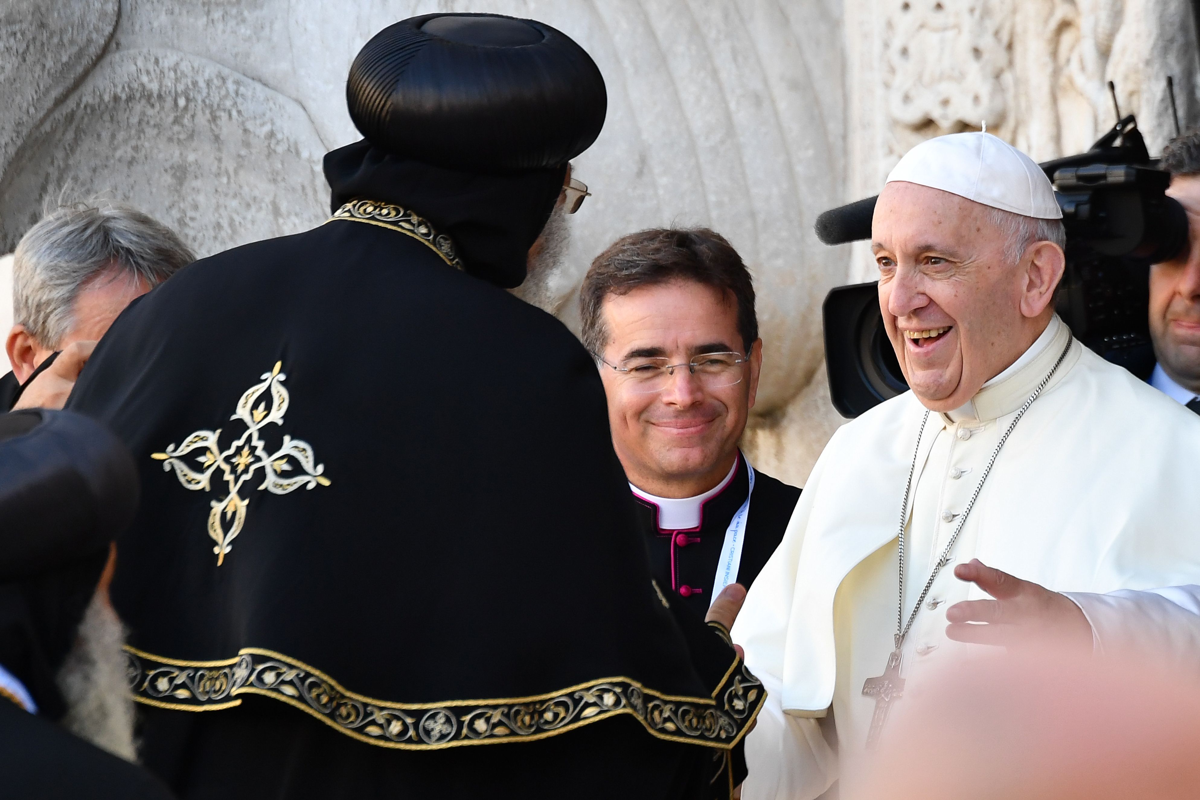 البابا تواضروس الثانى يلتقى بابا الفاتيكان