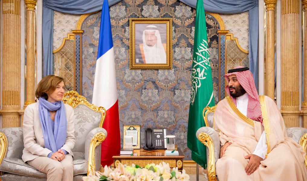 ولى العهد والوزيرة الفرنسية ولى العهد والوزيرة الفرنسية