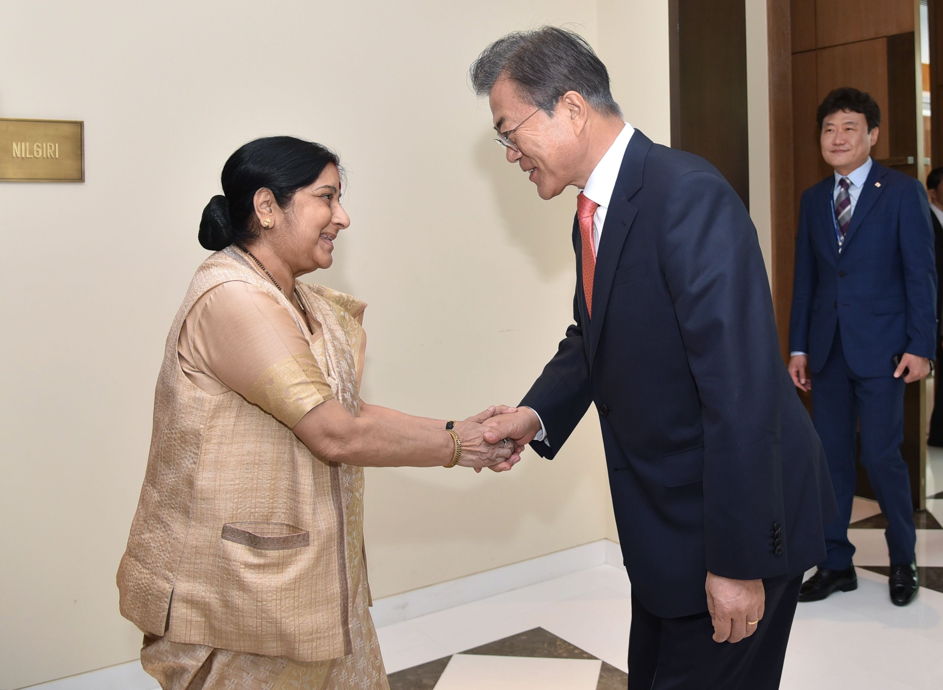 رئيس كوريا الجنوبية فى الهند