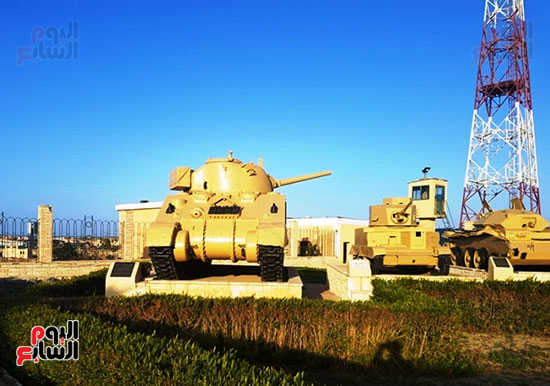 معدات عسكرية وأسلحة ثقيلة متحف العلمين