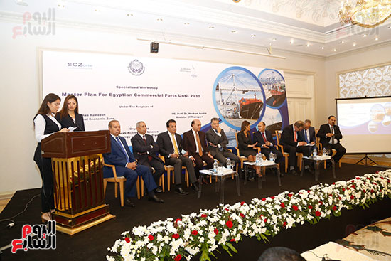 المؤتمر الذى تنظمه الأكاديمية العربية للعلوم والتكنولوجيا والنقل البحرى لإعداد المخطط العام للموانئ البحرية (31)