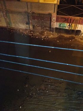 مياه الصرف تغرق شوارع محلة أبو على بالغربية (3)