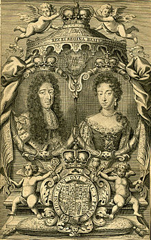 قش لويليام الثالث وزوجته ماري الثانية
