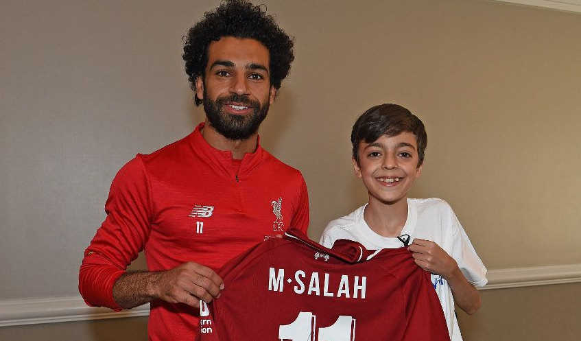 صلاح والطفل السورى