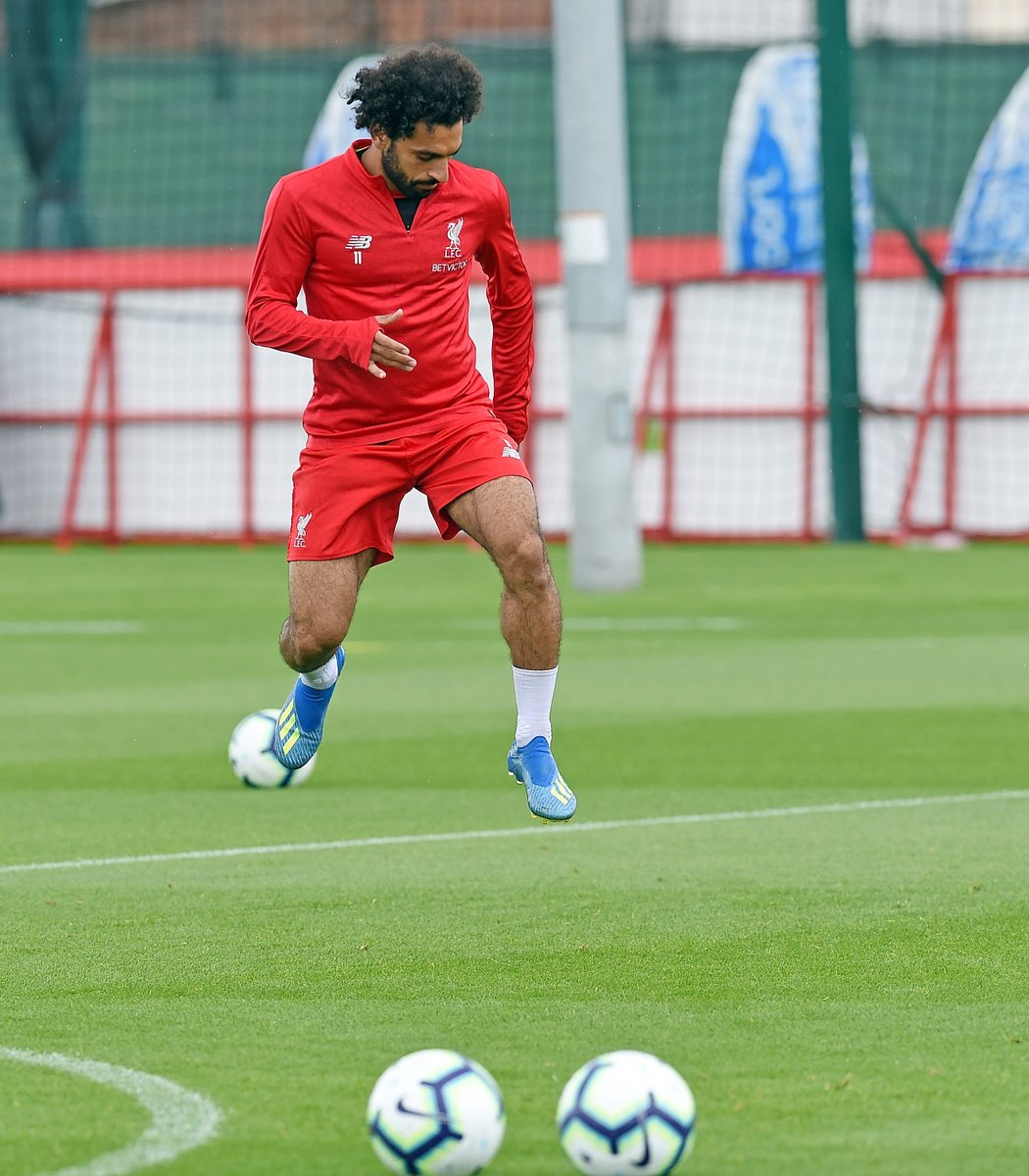 محمد صلاح في تدريبات ليفربول (1)