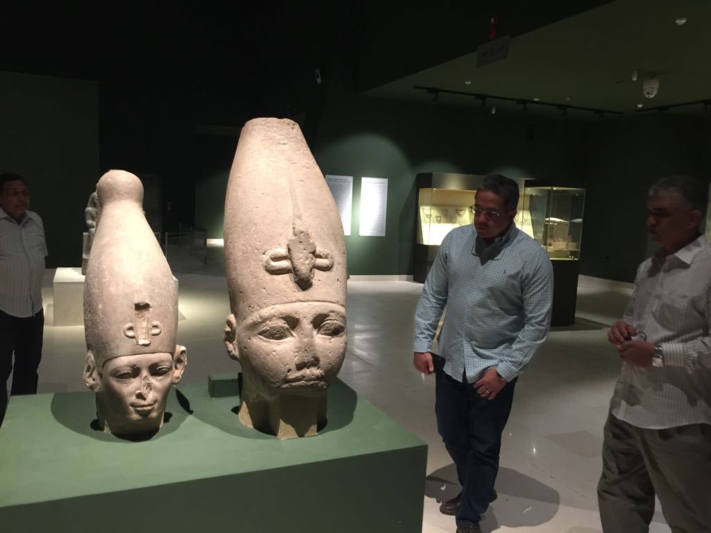 وزير الآثار يتابع أعمال متحف سوهاج لقرب افتتاحه (9)