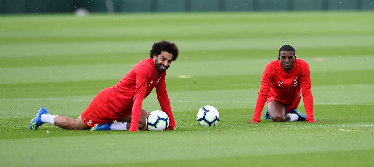 محمد صلاح في تدريبات ليفربول (2)