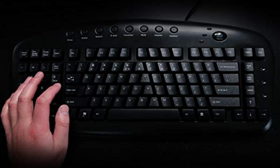 لوحة مفاتيح لمستخدمى اليد اليسرى