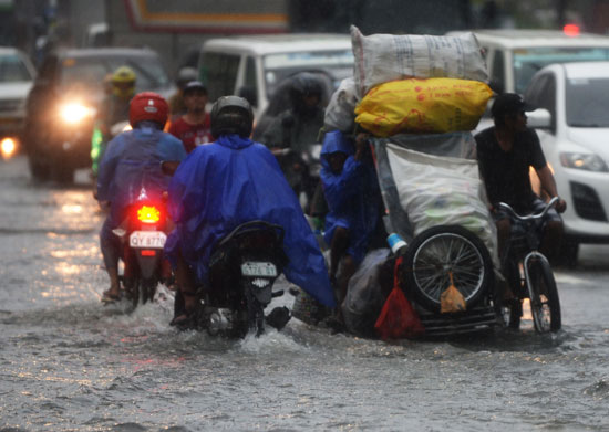 جانب من فيضانات فى الفلبين