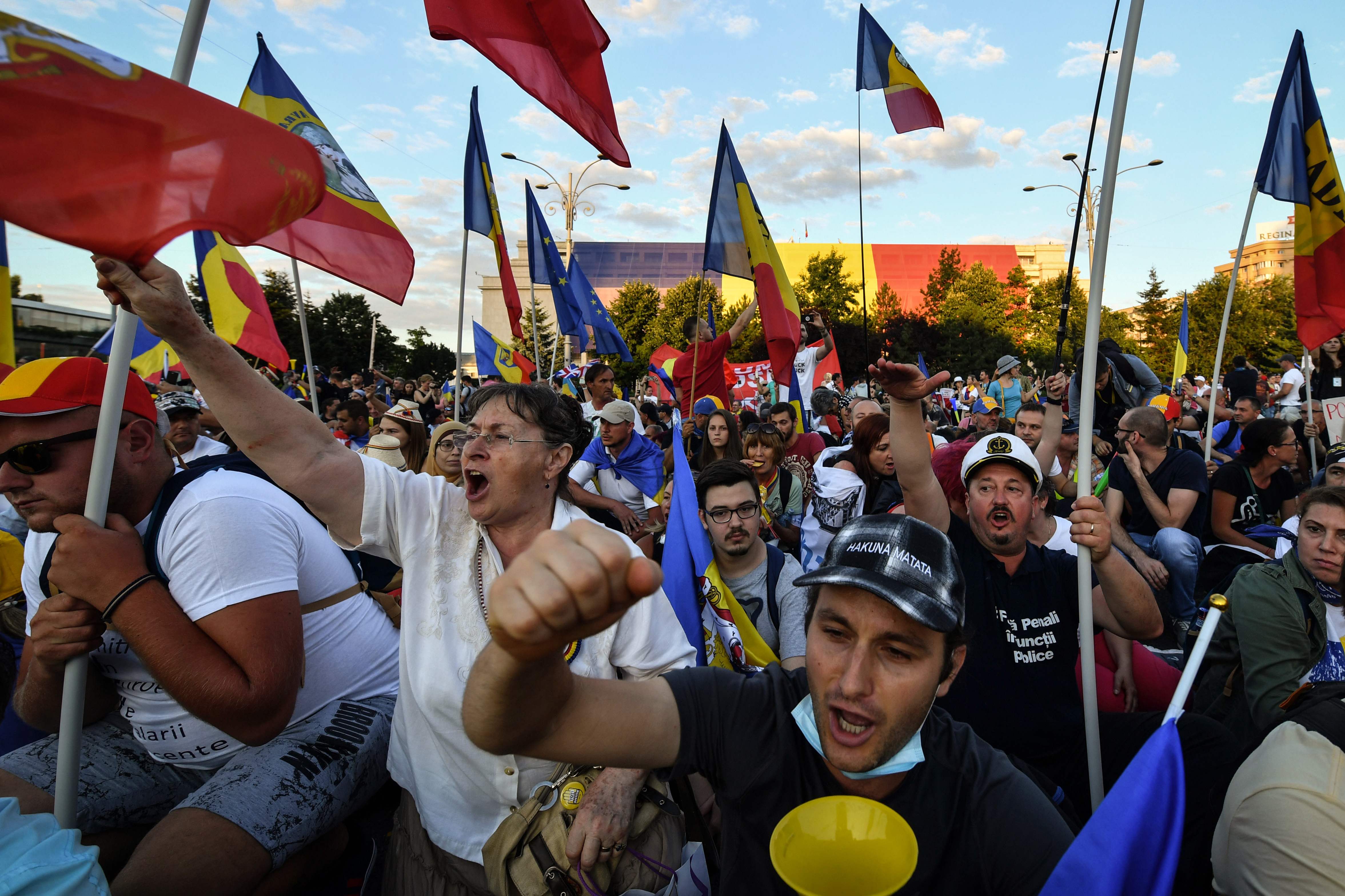 احتجاجات بوخارست
