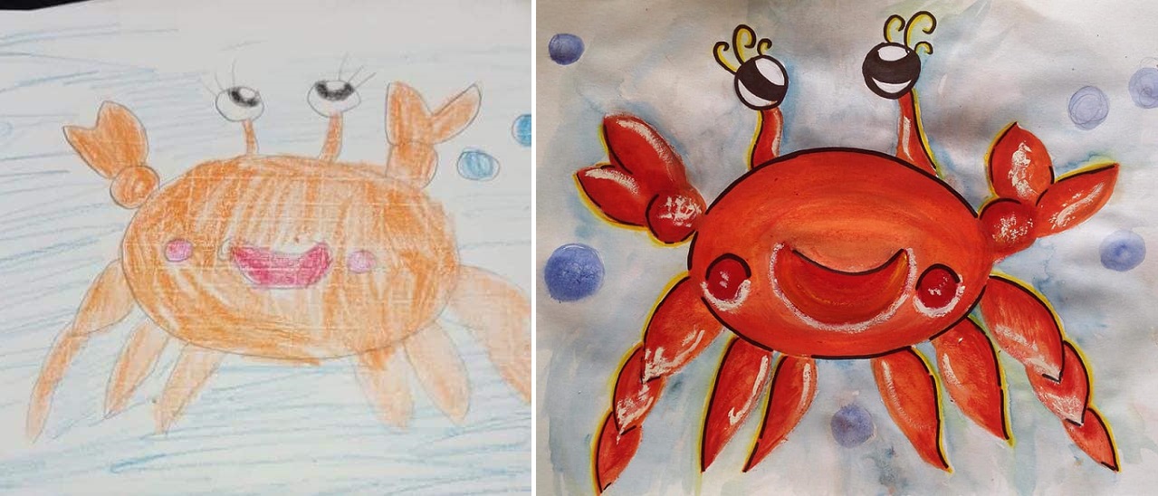 رسومات الأطفال تحولت لرسومات احترافية (2)