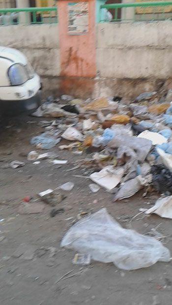 القمامة بشارع بورسعيد