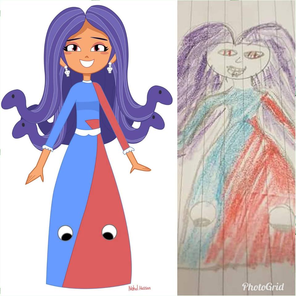 رسومات الأطفال تحولت لرسومات احترافية (1)