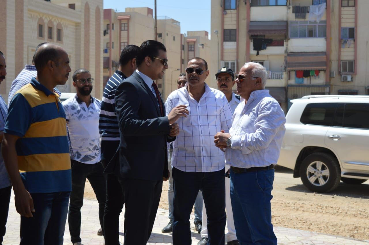 محافظ بورسعيد يتفقد إنشاء مبنى نيابة بورفؤاد (1)