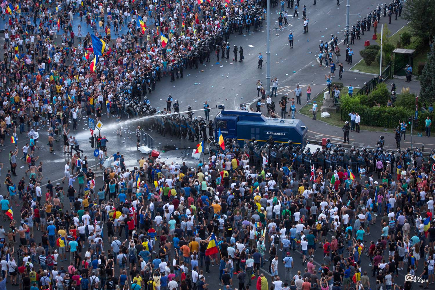 مظاهرات رومانيا 