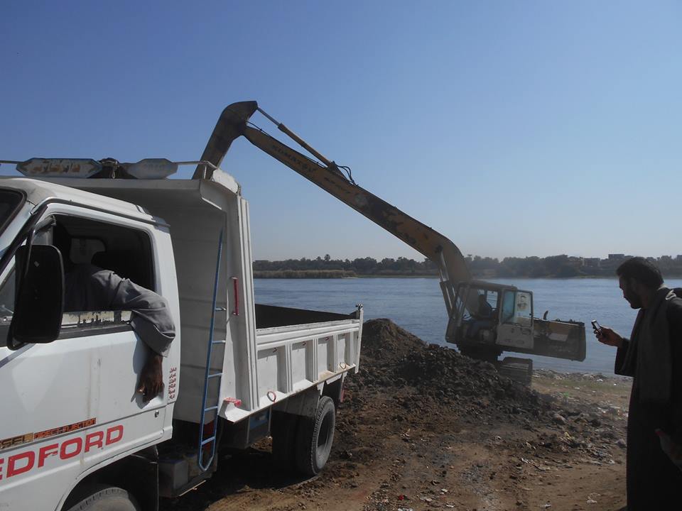 حماية نهر النيل بالأقصر تعلن تنفيذ 74 قرار إزالة تعديات بحرم النيل بإسنا