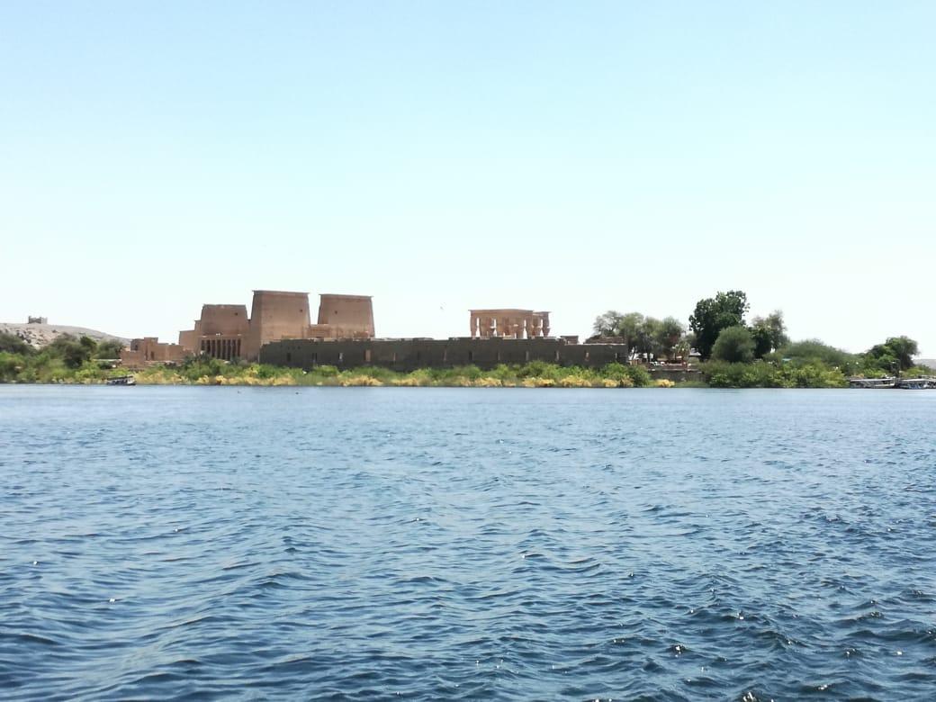 نهر النيل بمحافظة أسوان يستقبل موسم الفيضان