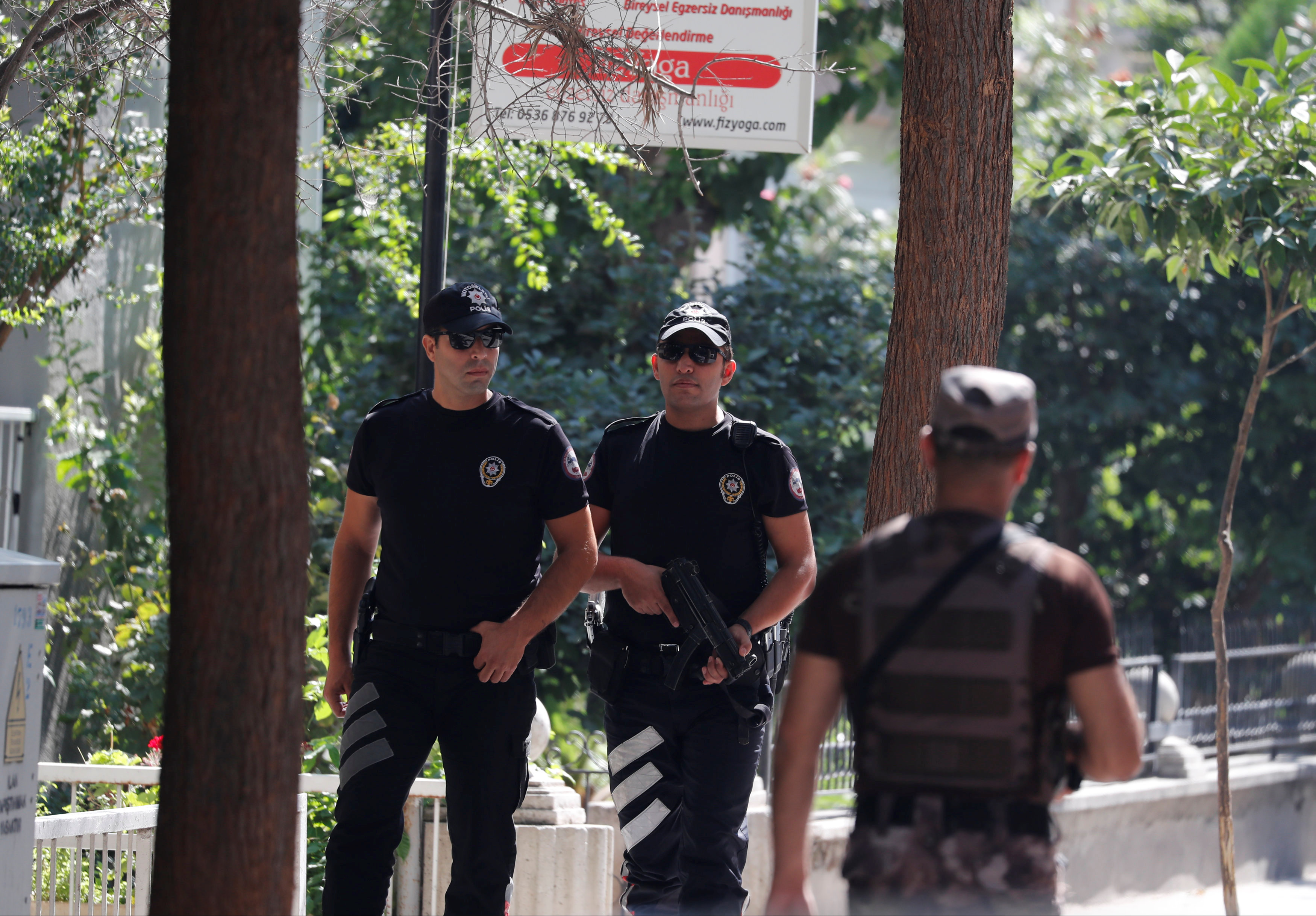 انتشار الشرطة التركية 