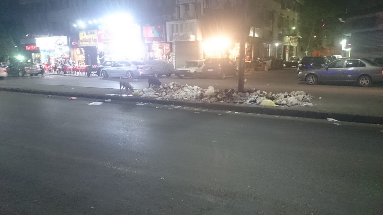 تراكم القمامة بشارع بورسعيد فى السيدة زينب (1)