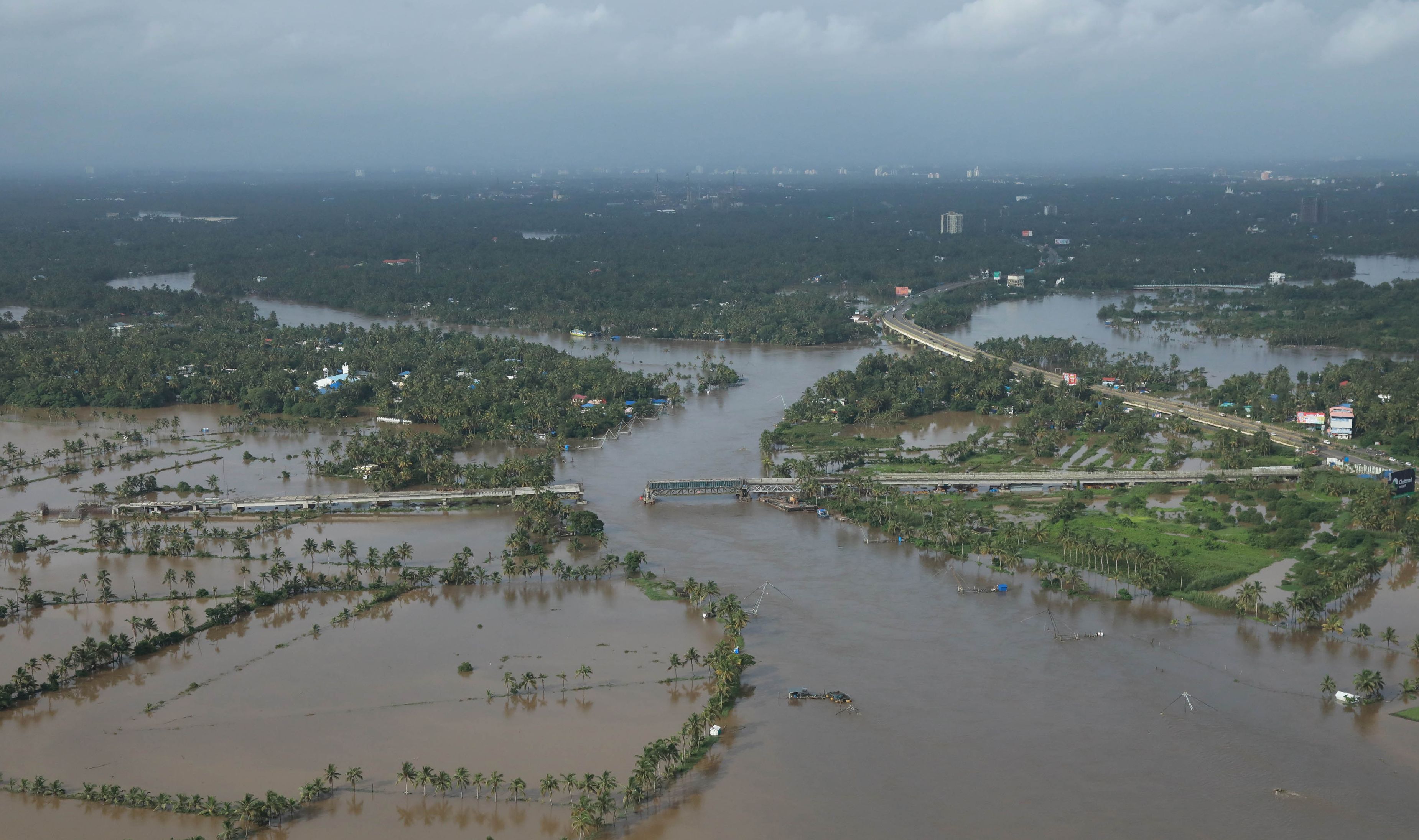 جانب من فيضانات الهند 