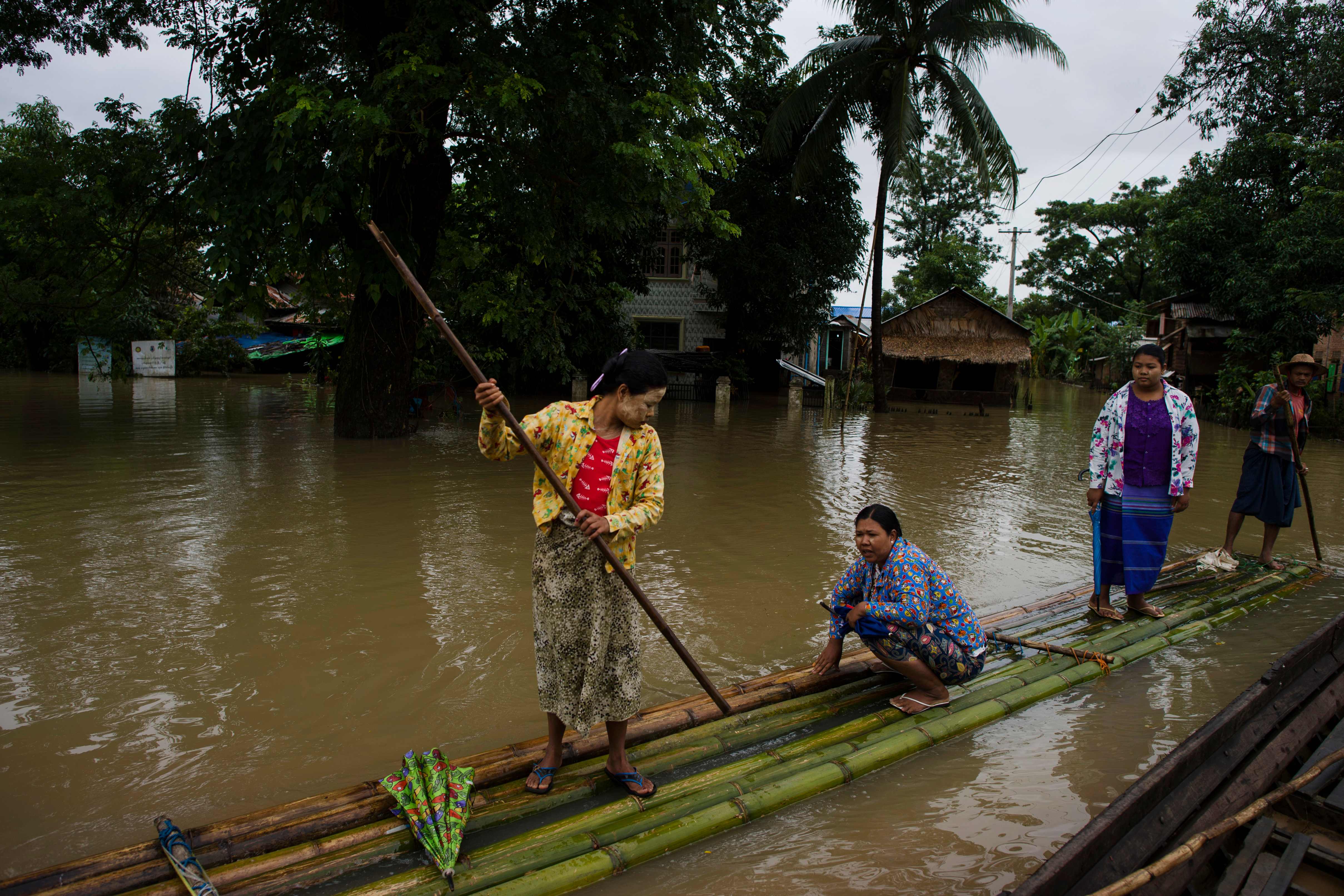 الفيضانات فى ميانمار