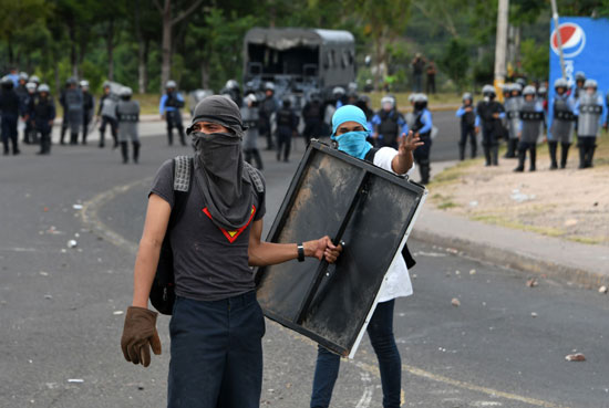 متظاهرى هندوراس