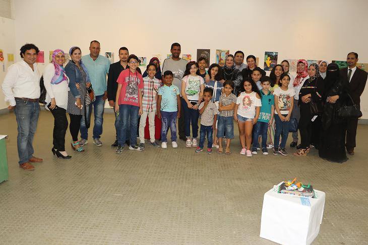 توزيع جوائز مسابقة لووون لفنون الطفل بالمركز الثقافي بالجيزة (2)